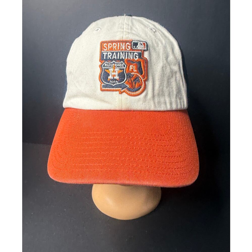 Vintage Houston Astros Spring Training Hat Kissimmee Florida MLB  Orange Cap